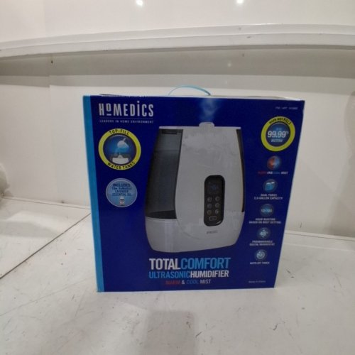 HOMEDICS TOTAL COMFORT WARM & COOL MIST ULTRASONIC HUMIDIFIER - 2GAL - WHITE/BLACK (MODEL:1415860) image 2