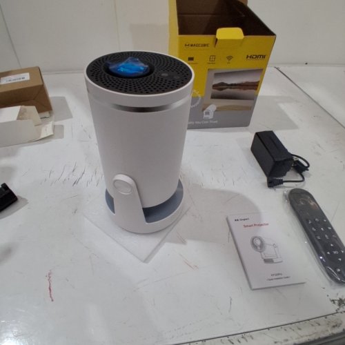 MAGCUBIC 4K NATIVE 1080P PORTABLE PROJECTOR POWERED BY ANDROID - DUAL WIFI, BLUETOOTH 5.0 - WHITE (MODEL: HY320PRO) image 5
