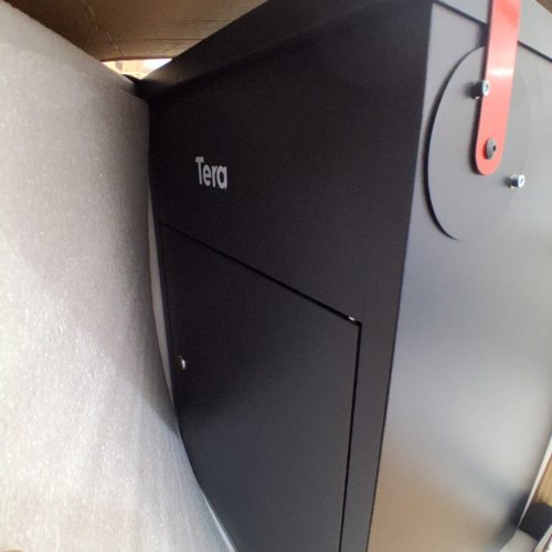 TERA ANTI-THEFT GALVANIZED STEEL PARCEL DELIVERY BOX WITH LOCK - 23" - BLACK (MODEL: PDB-585) image 2