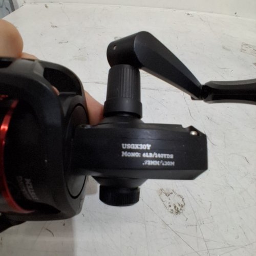 UGLY STIK GX2 SPINNING REEL - 5.2:1 FEAR RATIO - BLACK/RED image 3