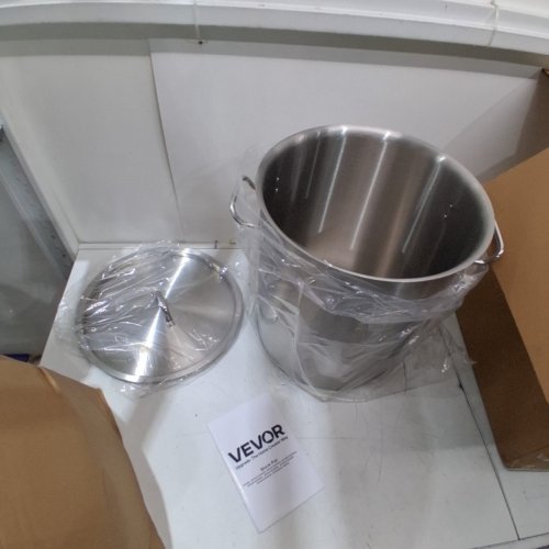 STAINLESS STEEL COMMERCIAL STOCKPOT - 53 QT - STEEL (MODEL: SP354003D) image 2