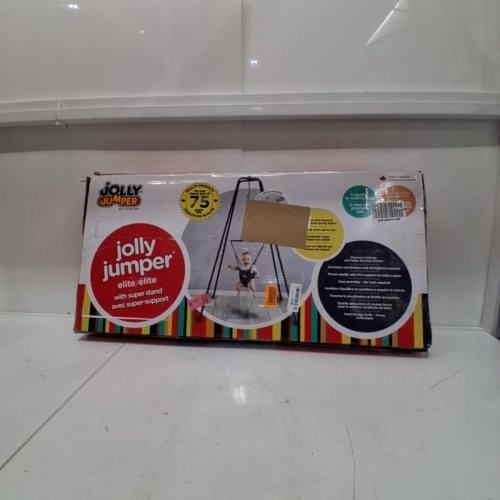 JOLLY JUMPER ELITE BABY EXERCISER - 6FT STAND - 28LB CAP - GREY image 3