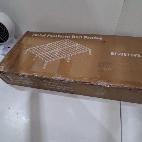 HEAVY DUTY METAL PLATFORM BED FRAME - 14" - FULL - BLACK (MODEL: BF-3611V3-QUEEN) image 4