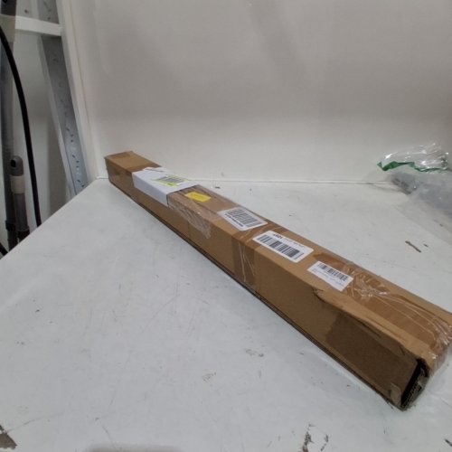 SEEYE CORDLESS ZEBRA ROLLER WINDOW BLINDS - 29" X 72" - WHITE (MODEL: DZSTBML 29) image 3