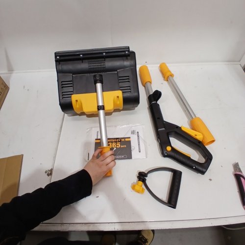 CORDLESS ELECTRIC SNOW SHOVEL FOR DEWALT 20V BATTERY - *TOOL ONLY* - 11" - YELLOW/BLACK - (MODEL: HL-XC-01) image 3