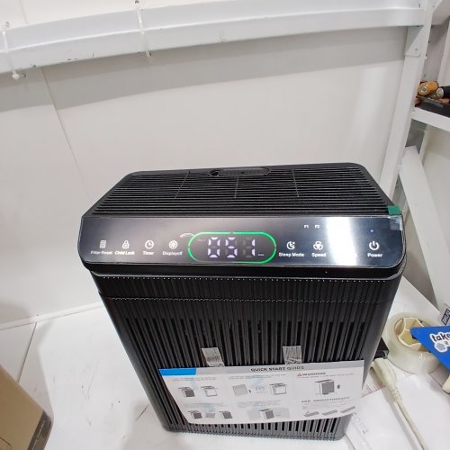 EVALIT 3 STAGE AIR PURIFIER - UP TO 2200FT² - BLACK (MODEL: ET066) image 2