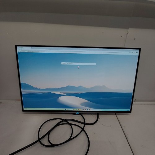 ASUS ROG SWIFT 27” OLED GAMING MONITOR, G-SYNC COMPATIBLE, NEO PROXIMITY SENSOR, DUAL-MODE (QHD@540HZ, HD@720HZ) - 0.02MS - SILVER/WHITE - (MODEL:PG27AQWP-W) image 2