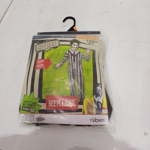 BOYS RUBIES BEETLEJUICE COSTUME - MEDIUM (8-10) - WHITE/BLACK (STYLE: 1001534) image 2