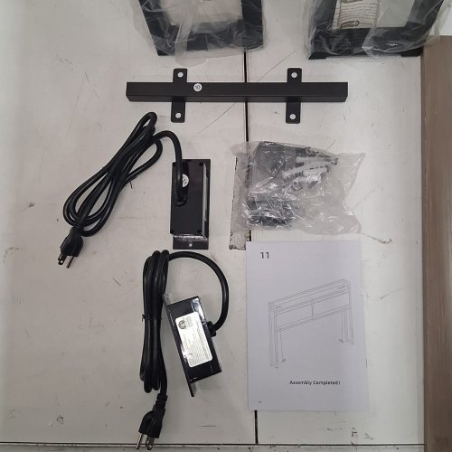 HOOBRO HEADBOARD WITH 2 OUTLETS AND 4 USB PORTS - SIZE QUEEN - GREIGE/BLACK - (MODEL: BG53UBH01) image 4