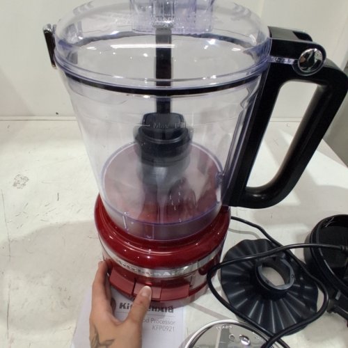 KITCHENAID FOOD PROCESSOR - 9 CUP / 2.1 L - RED (MODEL: KFP0921) image 2