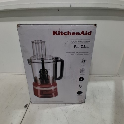 KITCHENAID FOOD PROCESSOR - 9 CUP / 2.1 L - RED (MODEL: KFP0921) image 6