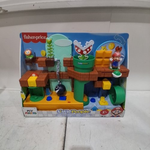 FISHER-PRICE LITTLE PEOPLE MY MARIO ADVENTURE PLAYSET WITH SOUNDS/MUSIC - FOR KIDS 18 MONTHS AND UP - (MODEL: JNP54-9633) image 2