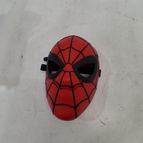 KID'S HASBRO MARVEL SPIDER-MAN GLOW FX LIGHT UP MASK - AGE 5+ - OSFM - RED/BLACK/BLUE (MODEL: F8839) image 3
