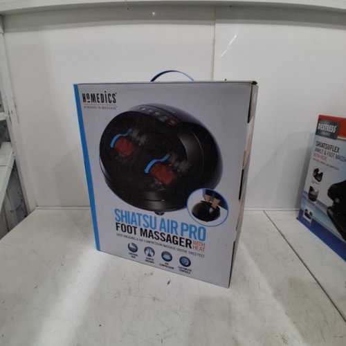 HOMEDICS SHIATSU AIR PRO FOOT MASSAGER WITH HEAT - BLACK (MODEL: FMS-350H-BK) image 4