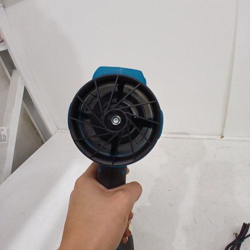 HELPNET CORDLESS HANDHELD LEAF BLOWER WITH BATTERY & CHARGER - 21 V; 4.0 AH BATTERY - 60000RPM -BLUE & BLACK image 2
