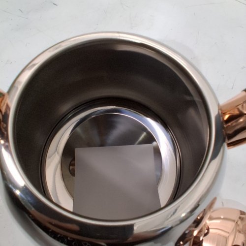 LAZNEYRU STAINLESS STEEL STOVETOP TEAPOT, 3QUART - SILVER image 3