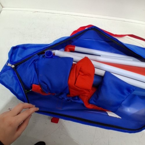 GOSPORTS PORTABLE PVC FRAMED CORNHOLE GAME SET W/ 8 BEAN BAGS AND CARRY CASE (MODEL: CH-04) image 3