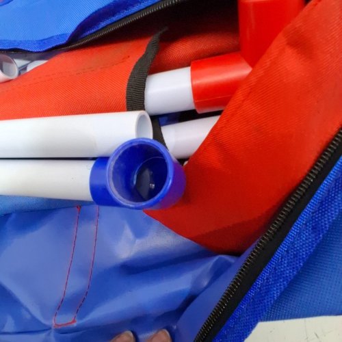 GOSPORTS PORTABLE PVC FRAMED CORNHOLE GAME SET W/ 8 BEAN BAGS AND CARRY CASE (MODEL: CH-04) image 5