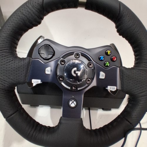 LOGITECH G920 DRIVING FORCE RACE WHEEL, FORCE FEEDBACK STEERING WHEEL WITH PEDALS FOR XBOX ONE/PC (MODEL: 941-000121) image 4