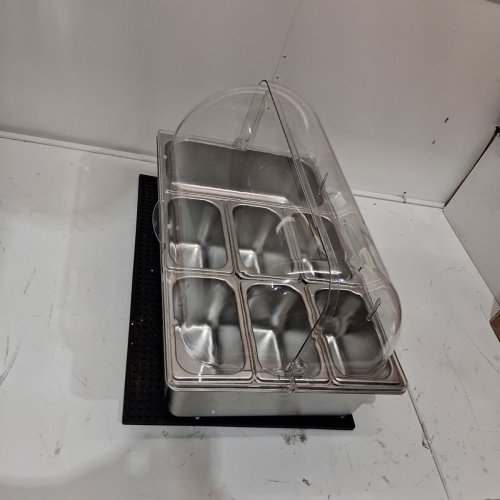VEVOR COUNTERTOP BUFFET CONDIMENT/SALAD BAR FOOD DISPLAY CASE - STAINLESS STEEL (MODEL: TWJ-139100) image 3