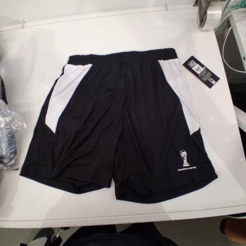 MEN'S FIFA WORLD CUP 2026 DRAWSTRING SHORTS - MEDIUM - BLACK/WHITE (STYLE: M040QFF) image 2