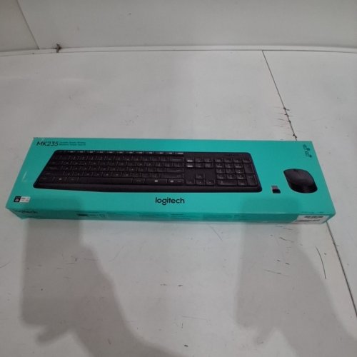 2PC LOGITECH WIRELESS KEYBOARD AND MOUSE COMBO - BLACK (MODEL: MK235) image 4