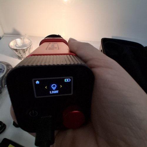 GREAT VIDEO MAKER HANDHELD STUDIO LIGHT WITH APP CONTROL FOR COB PHOTOGRAPHY - 60W - 2700K - 6800K (MODEL: PD60B) image 2
