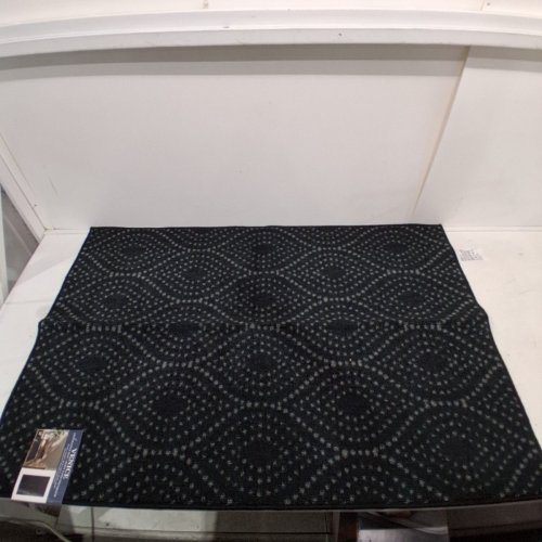 LANART VENICE NON-SLIP DECORATIVE MAT-30" X 45" - BLACK/GREY (MODEL: 2285383) image 3
