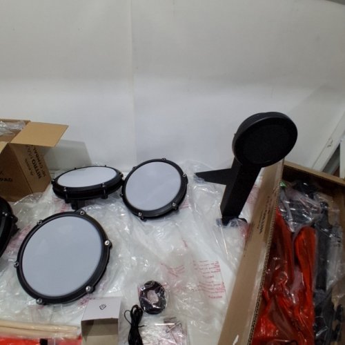 8PC ALESIS NITRO BLUETOOTH MAX DRUM KIT WITH QUIET MESH PADS - BLACK (MODEL: NITROMAXKITXUS) image 8