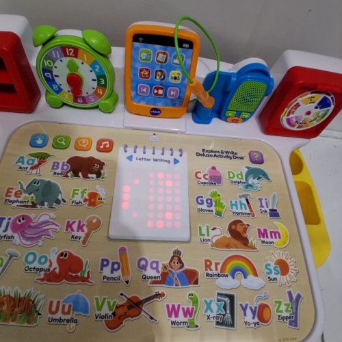 VTECH EXPLORE & WRITE DELUXE ACTIVITY DESK - 2YEARS -5YEARS - MULTICOLOURED (MODEL: ‎80-195800) image 2