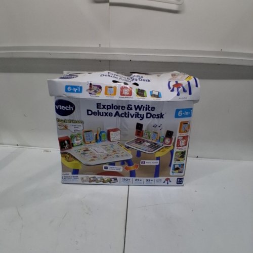 VTECH EXPLORE & WRITE DELUXE ACTIVITY DESK - 2YEARS -5YEARS - MULTICOLOURED (MODEL: ‎80-195800) image 5