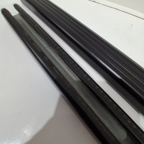 2PK THULE SQUAREBAR STEEL LOAD BARS - 46" - BLACK (MODEL : 712200) image 2