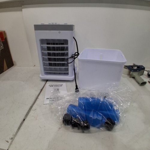 ZORBLENT PORTABLE 4-IN-1 AIR CONDITIONER WITH 3 ICEPACKS - 12L TANK, 3 SPEEDS, 70W - WHITE (MODEL: GDS-620) image 3