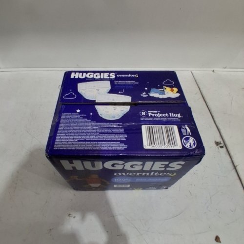 50PK HUGGIES OVERNITES NIGHT-TIME BABY DIAPERS -SIZE 5 image 2