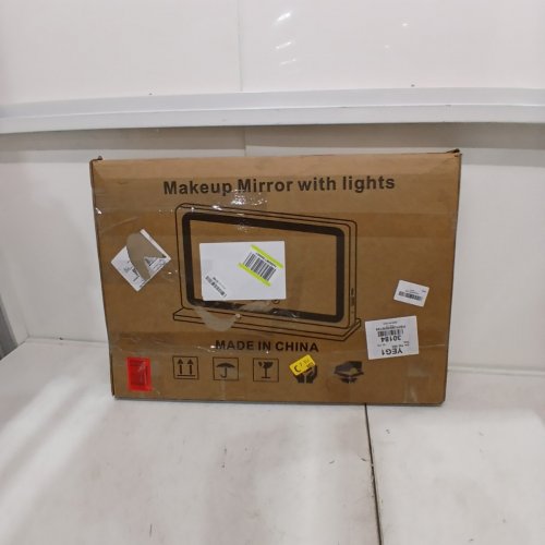 RATSAMEE LIGHTED LED VANITY MAKEUP MIRROR WITH 3 DIMMABLE LIGHT SETTINGS & CHARGING PORT - 18" X 23" - WHTIE image 6
