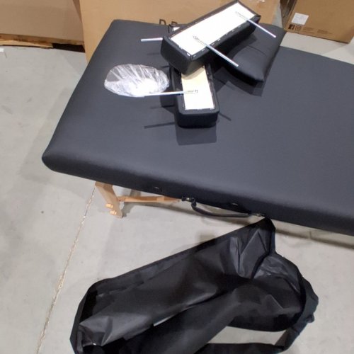 YAHEETECH MASSAGE TABLE LASH BED PORTABLE MASSAGE SPA BED BEAUTY TATTOO TABLE ADJUSTABLE - BLACK image 3
