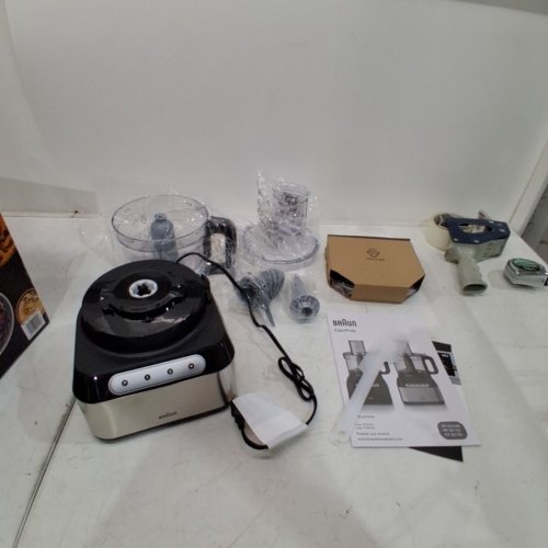 BRAUN 8 CUP FOOD PROCESSOR - SILVER (MODEL:FP3211SI) image 4