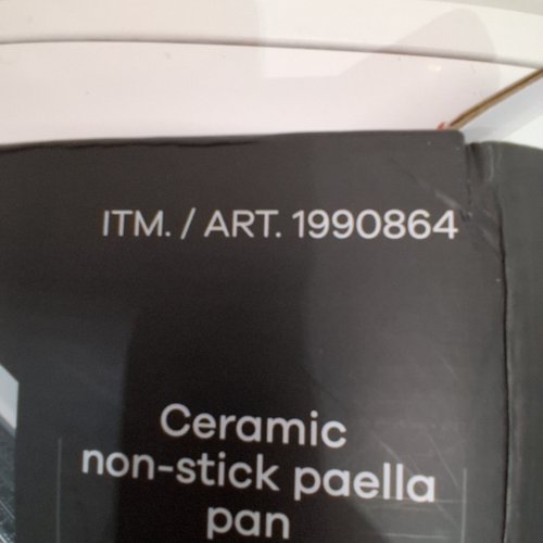 GIRO BERGNER CERAMIC NON-STICK PAELLA PAN - 15.7" (MODEL: 1990864) image 2