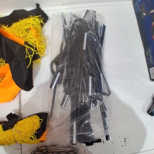 HAPPY JUMP PORTABLE SOCCER NET SET - 3FT X 4FT - ORANGE/BLACK image 3