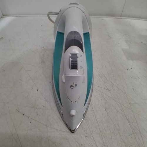 HAMILTON BEACH STEAM IRON STAINELESS STEEL SOLEPLATE - 11" - TEAL (MODEL:14212C) image 4