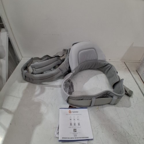 ERGOBABY ALTA HIP SEAT ALL-POSITION BREATHABLE MESH HIP SEAT AND CARRIER - 45LBS CAP - PEARL GREY (MODEL: BCHIPSFMGRY) image 2
