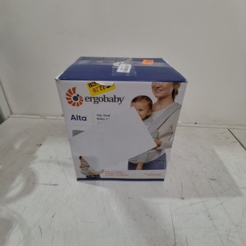 ERGOBABY ALTA HIP SEAT ALL-POSITION BREATHABLE MESH HIP SEAT AND CARRIER - 45LBS CAP - PEARL GREY (MODEL: BCHIPSFMGRY) image 4
