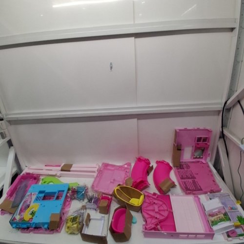 75PC+ BARBIE DREAMHOUSE POOL PARTY DOLL HOUSE PLAYSET - MULTICOLORED (MODEL: HMX10) image 3