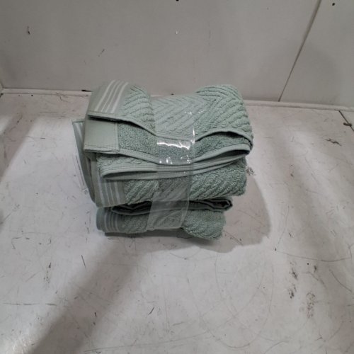 4PK CARO HOME HAND TOWELS - 18" X 30" - GREEN (STYLE: 1945886) image 2