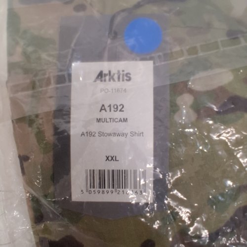MEN'S ARKTIS MULTICAM STOWAWAY SHIRT - XXL - MULTICAM (MODEL: A192) image 2