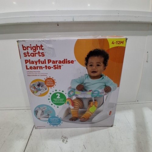 INFANT'S BRIGHT STARTS LEARN-TO-SIT FLOOR SEAT - PLAYFUL PARADISE - (MODEL: 12956) image 3