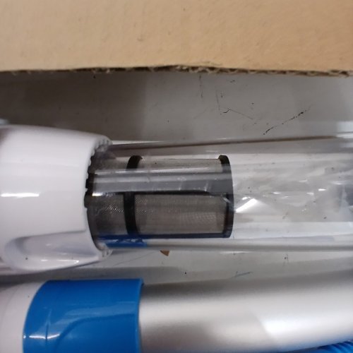 YSMJ 3-IN-1 HANDHELD RECHARGEABLE POOL VACUUM - 39" - 48.8" - BLUE/WHITE (MODEL: 1814) image 4