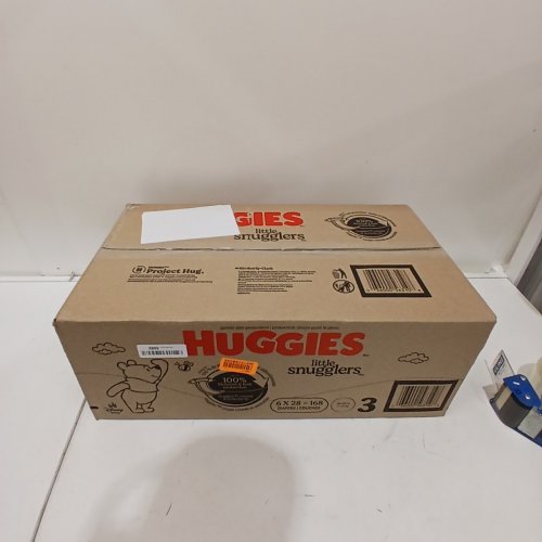 168PK HUGGIES LITTLE SNUGGLERS DISPOSABLE DIAPERS - SIZE 3 - WINNIE THE POOH image 3