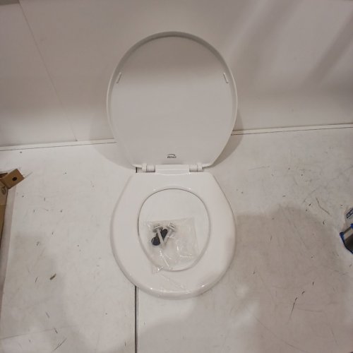 BEMIS PLASTIC ROUND TOILET SEAT - 16.5" - WHITE (MODEL: 730SLEC000) image 3