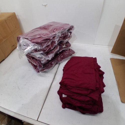 50PK POLYESTER STRETCH SLIP CHAIR COVERS FOR BANQUET FLAT FRONT CHAIRS - BURGUNDY/RED WINE (MODEL: RD-50L-04) image 3